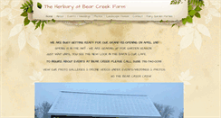 Desktop Screenshot of bearcreekherbary.com